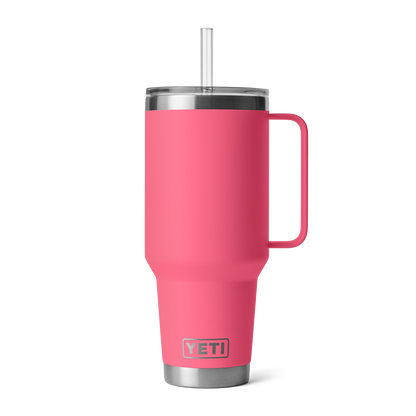 YETI Rambler® 42 oz (1242 ml) Trinkbecher Mit Trinkhalm-deckel Tropical Pink