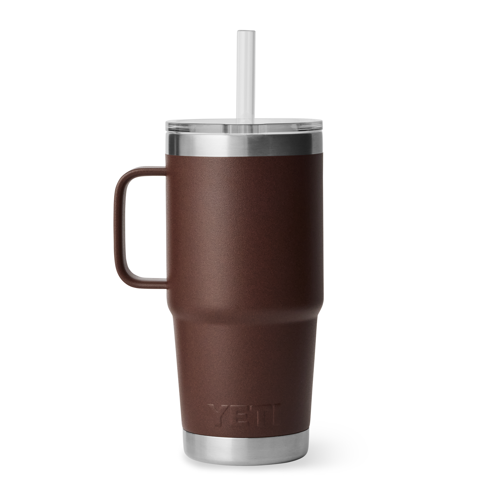 YETI Rambler® 25 oz (710 ml) Trinkbecher Mit Trinkhalm-deckel Wetlands Brown