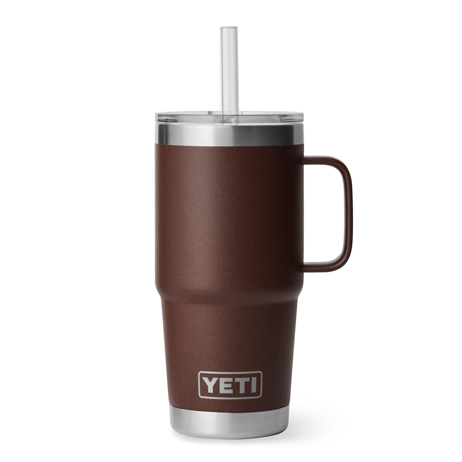 YETI Rambler® 25 oz (710 ml) Trinkbecher Mit Trinkhalm-deckel Wetlands Brown