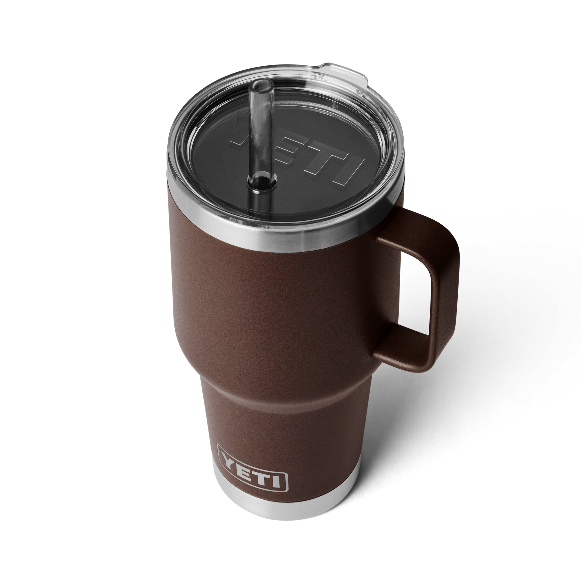 YETI Rambler® 35 oz (994 ml) Trinkbecher Mit Trinkhalm-deckel Wetlands Brown