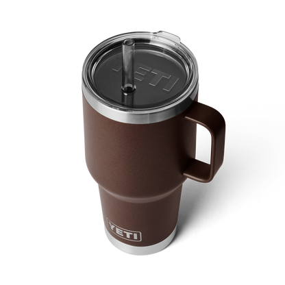 YETI Rambler® 35 oz (994 ml) Trinkbecher Mit Trinkhalm-deckel Wetlands Brown