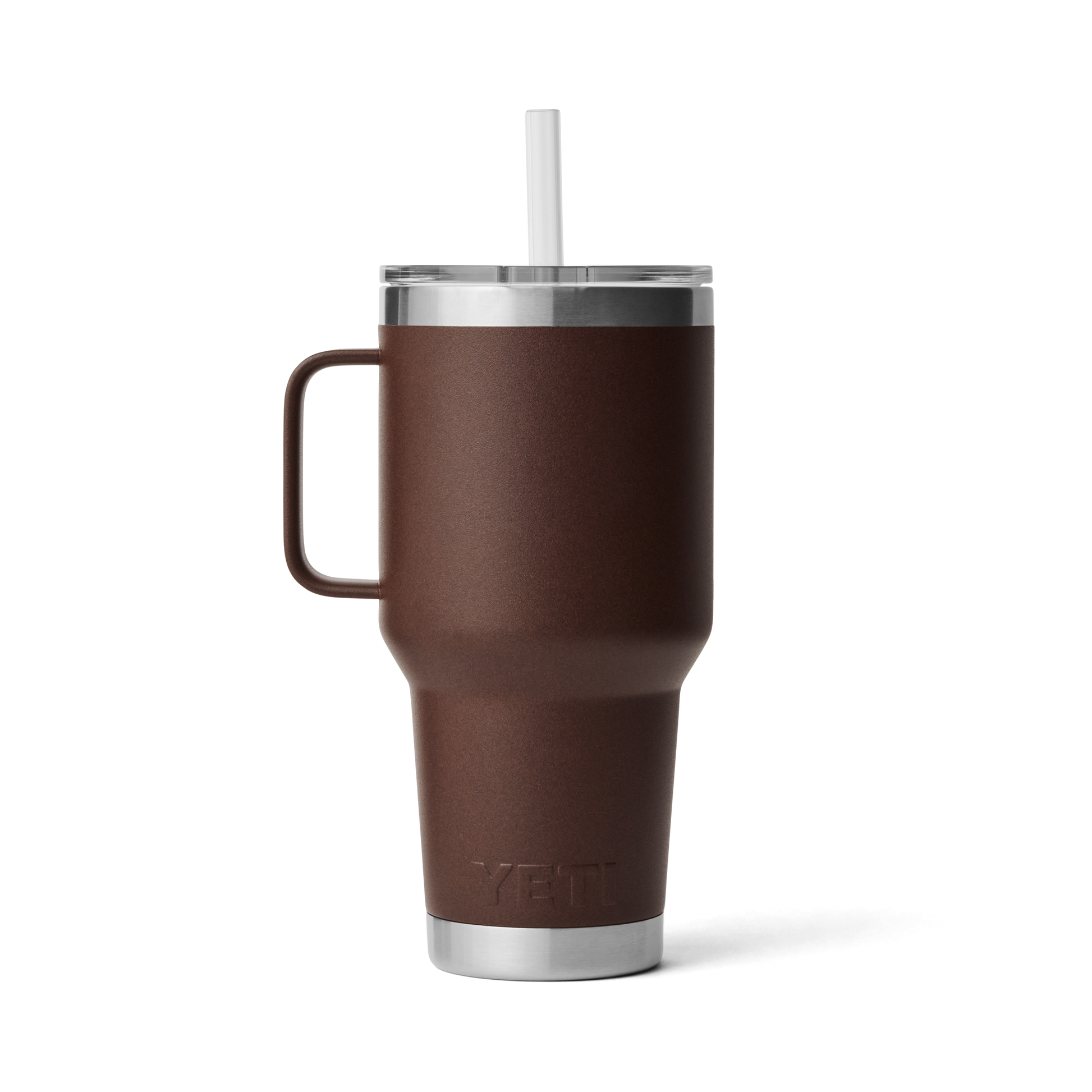YETI Rambler® 35 oz (994 ml) Trinkbecher Mit Trinkhalm-deckel Wetlands Brown