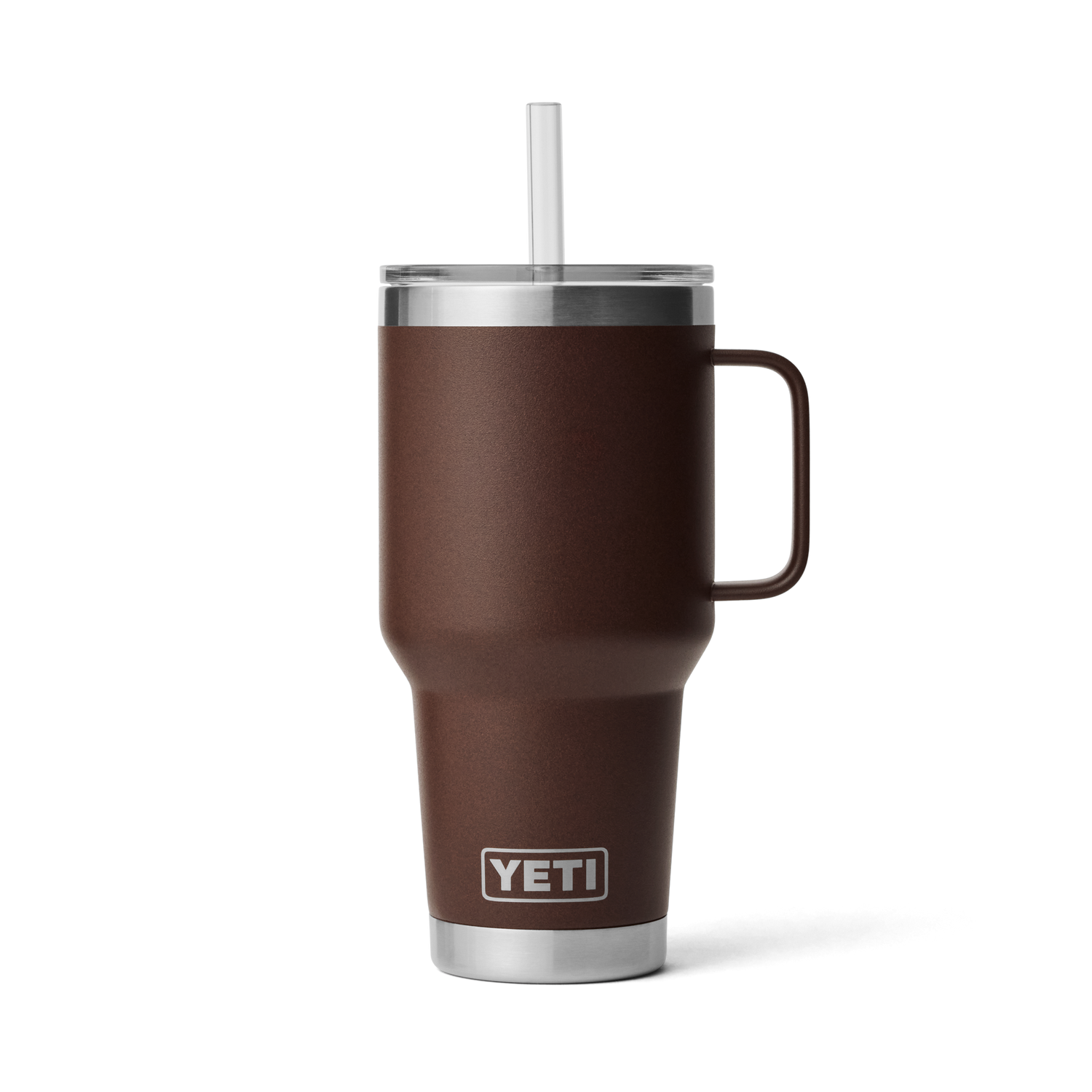 YETI Rambler® 35 oz (994 ml) Trinkbecher Mit Trinkhalm-deckel Wetlands Brown