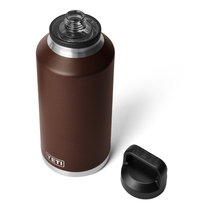 YETI Rambler® 64 oz Flasche (1,9 l) mit Chug-Verschluss Wetlands Brown