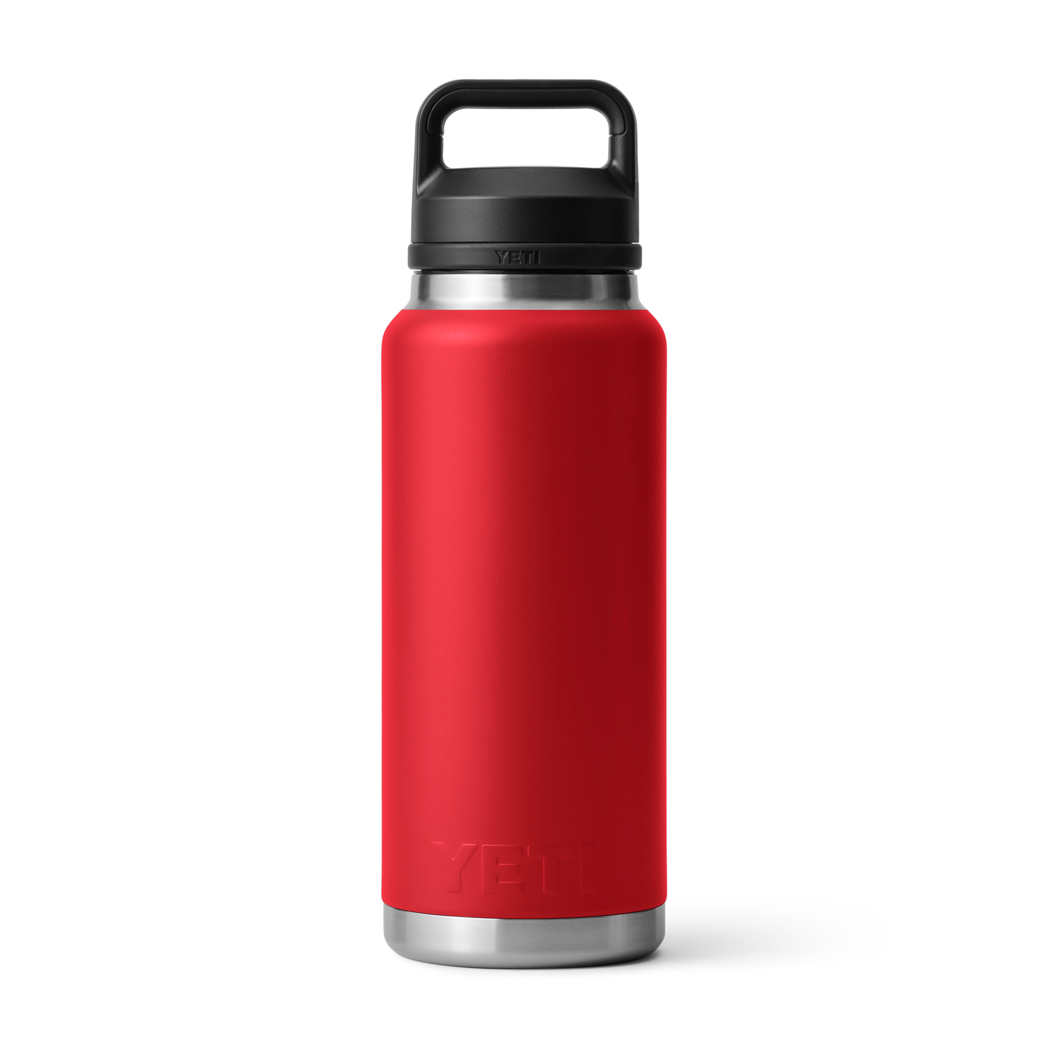 YETI Rambler® 36 oz Flasche mit Chug-Verschluss (1065 ml) Rescue Red