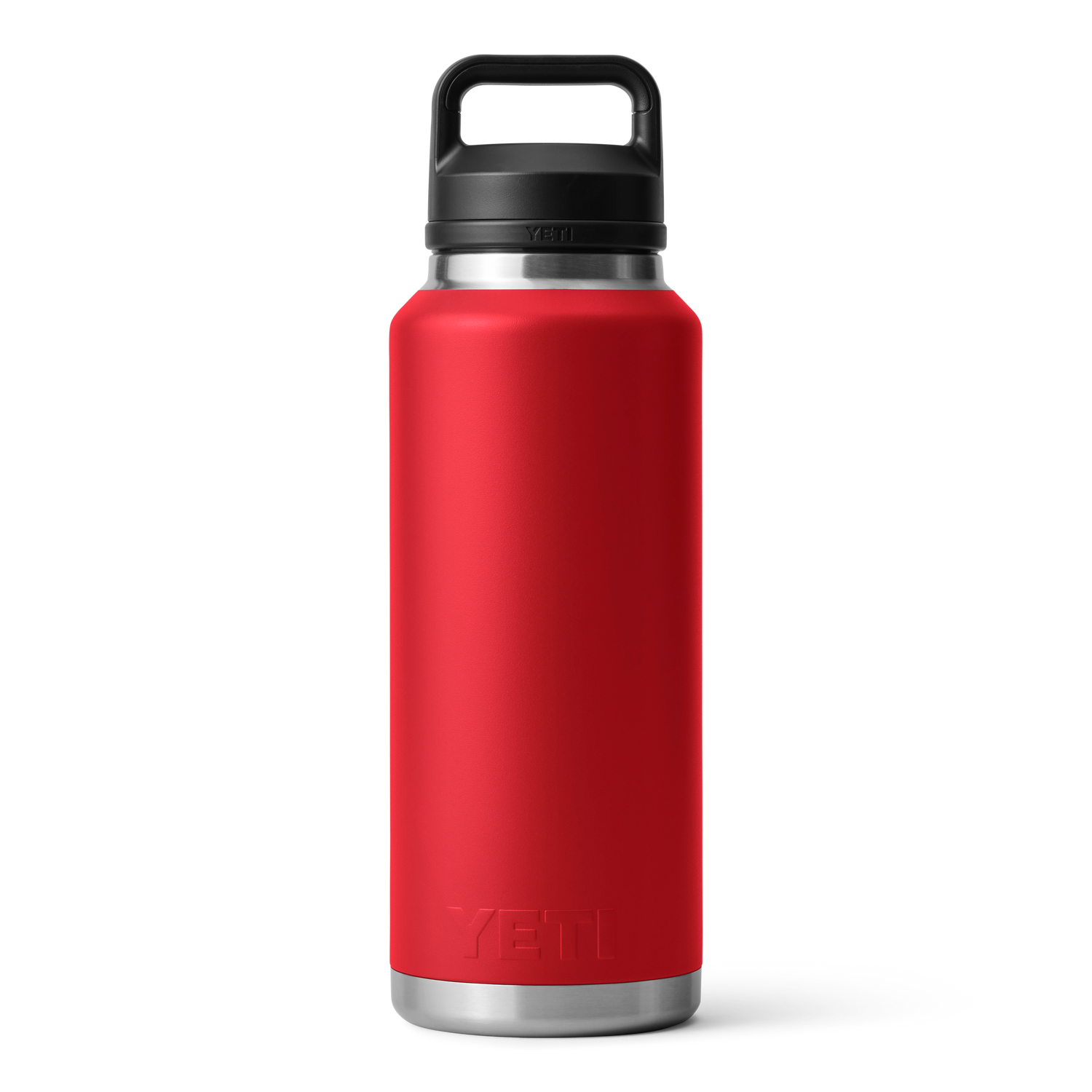 YETI Rambler® 46 oz Flasche (1,4 l) mit Chug-Verschluss Rescue Red