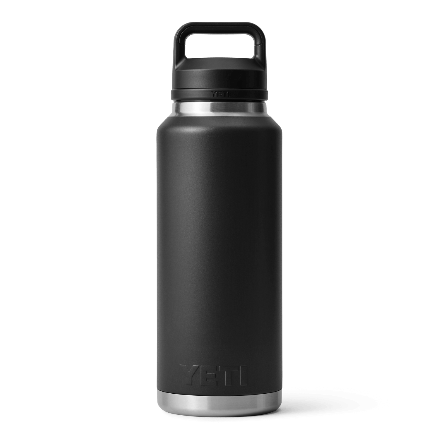 YETI Rambler® 46 oz Flasche (1,4 l) mit Chug-Verschluss Schwarz