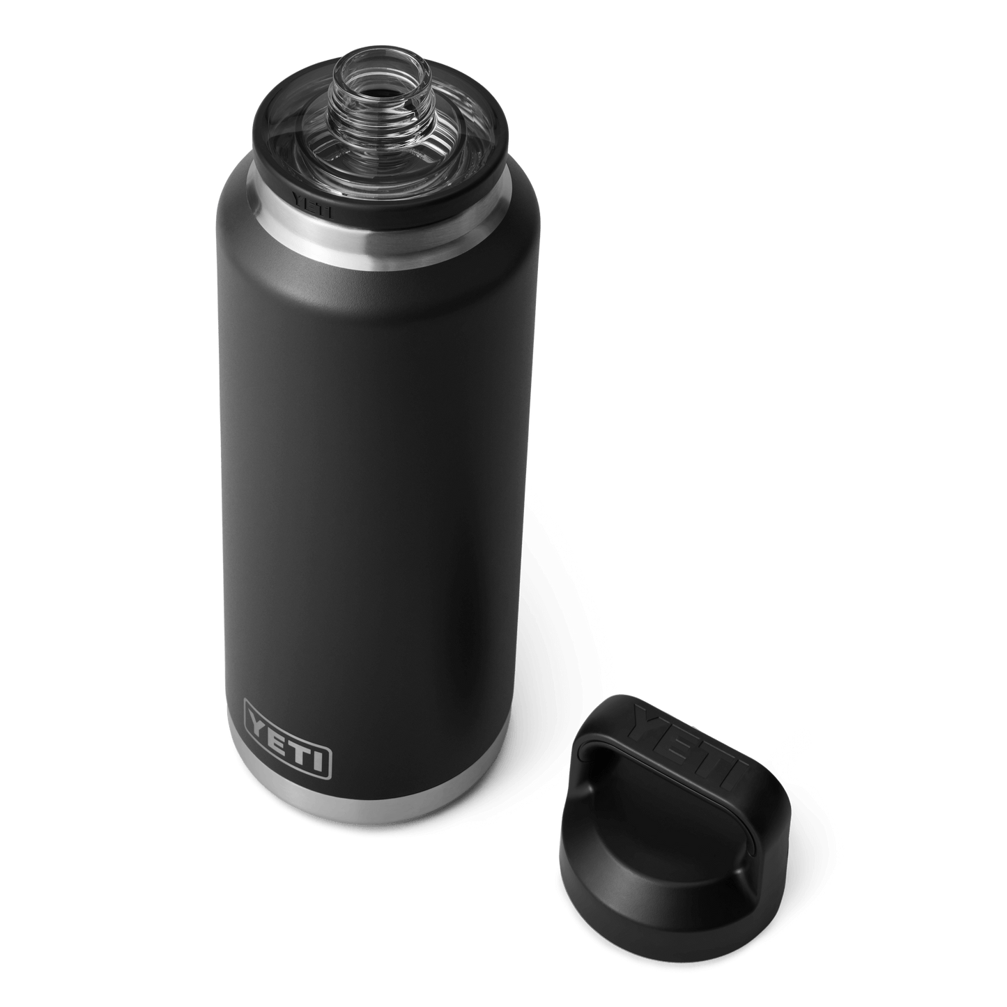 YETI Rambler® 46 oz Flasche (1,4 l) mit Chug-Verschluss Schwarz