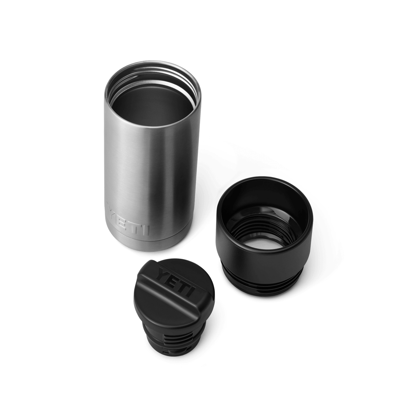 YETI Rambler® 12 oz Flasche mit HotShot-Deckel (354 ml) Stainless Steel