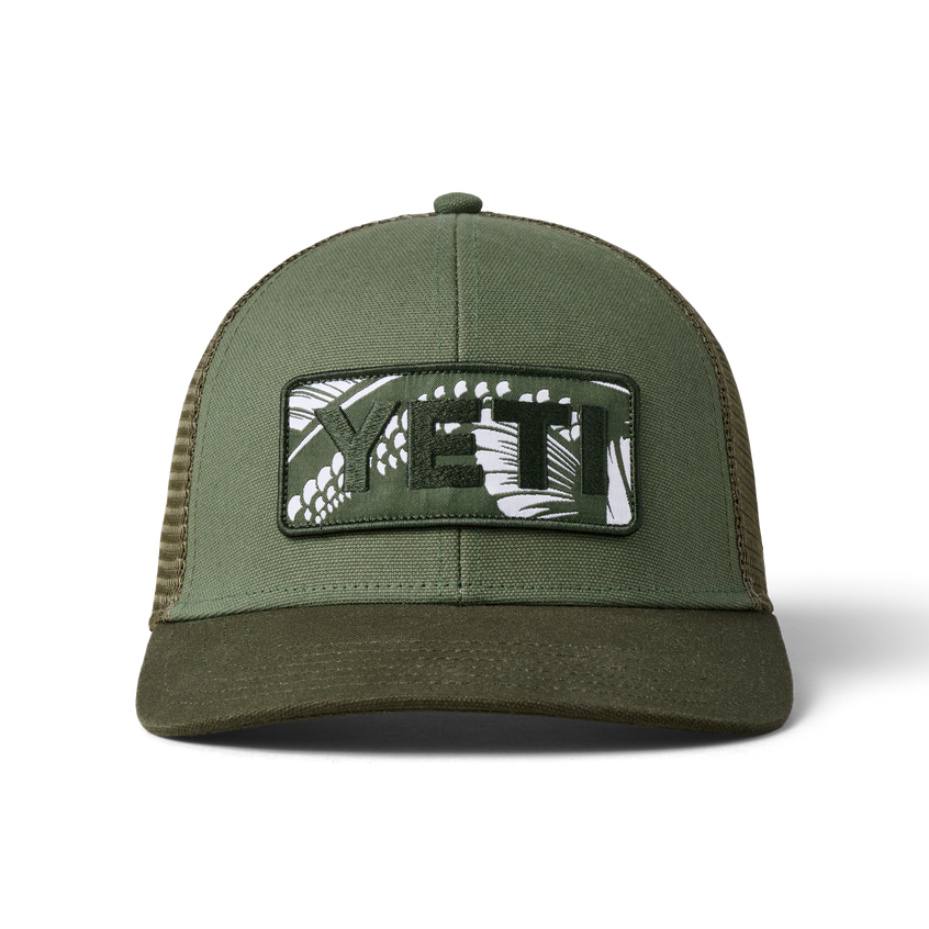 YETI Trucker-Cap mit Barsch-Badge Olive