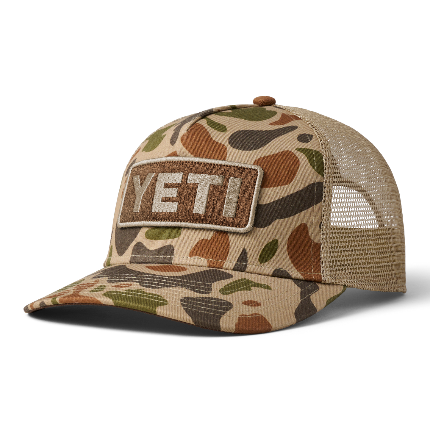 YETI Trucker-Cap in Camouflage-Optik mit Logo Brown Camo