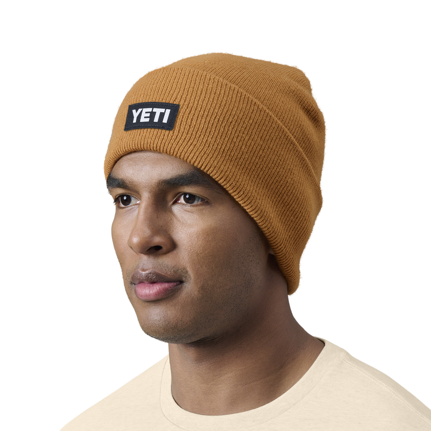 YETI Beanie mit Logo Gold
