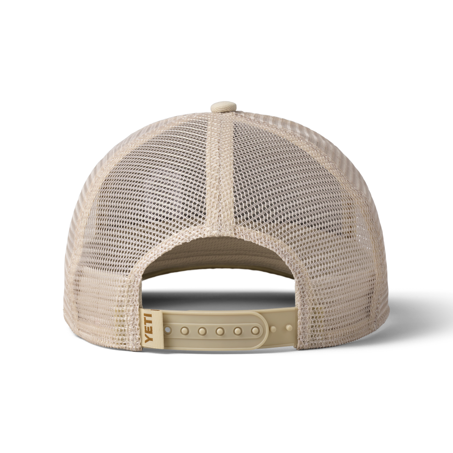 YETI Trucker-Cap mit Logo und Krempe in Wildlederoptik Khaki/Tan