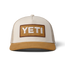 YETI Trucker-Cap mit Logo und Krempe in Wildlederoptik Khaki/Tan