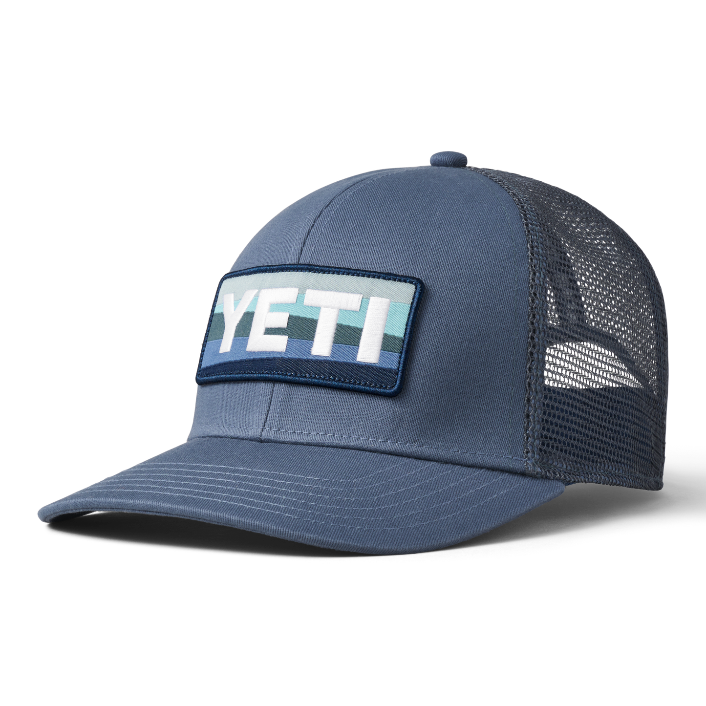 YETI Trucker-Cap mit Sonnenaufgang-Badge Deep Blue