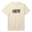 YETI Kurzarm-T-Shirt mit Barsch-Badge Heather Cream