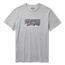 YETI Kurzarm-T-Shirt mit Barsch-Badge Heather Grey