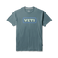 YETI Premium Logo Badge Kurzarm-Shirt Indigo
