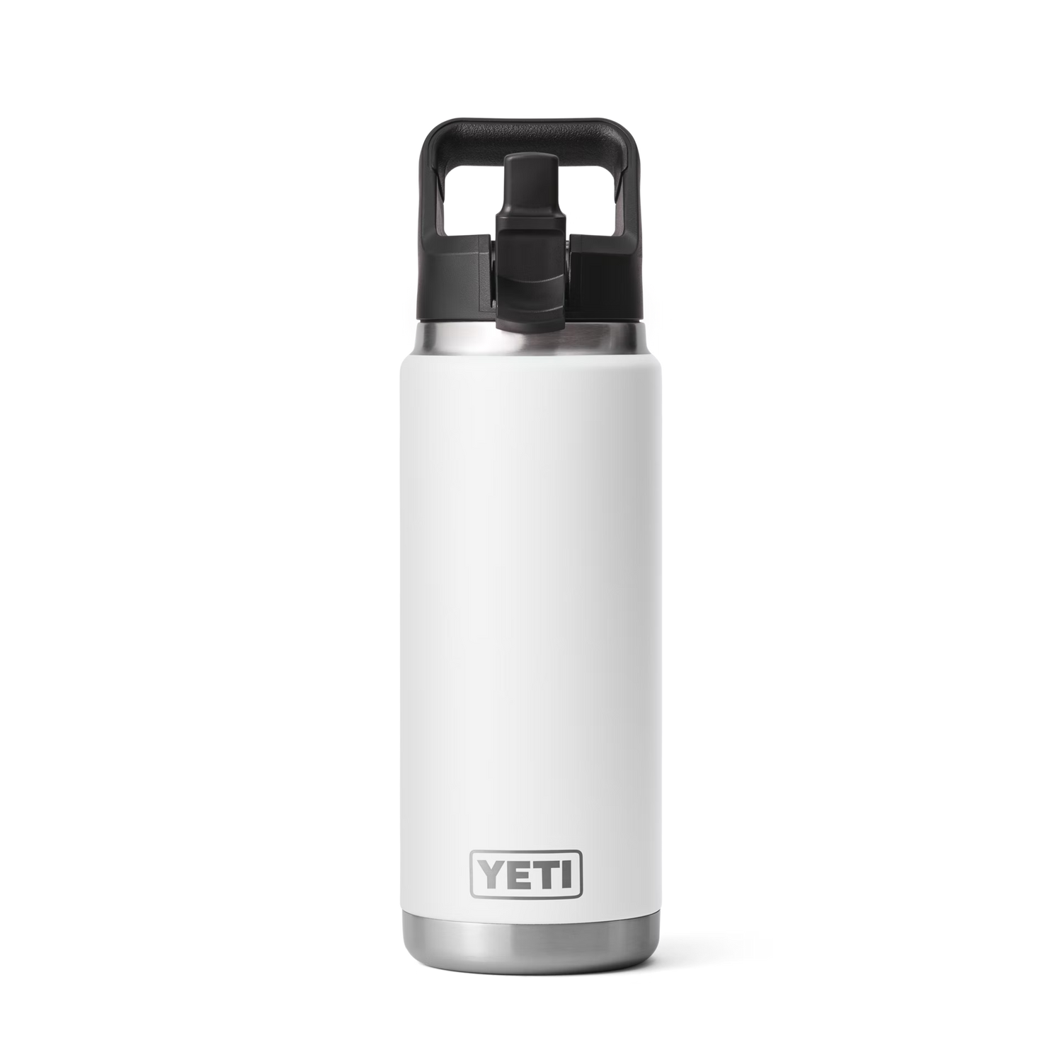 YETI Rambler® 26 oz (739 ml) Flasche Mit Trinkhalm-Deckel Weiss
