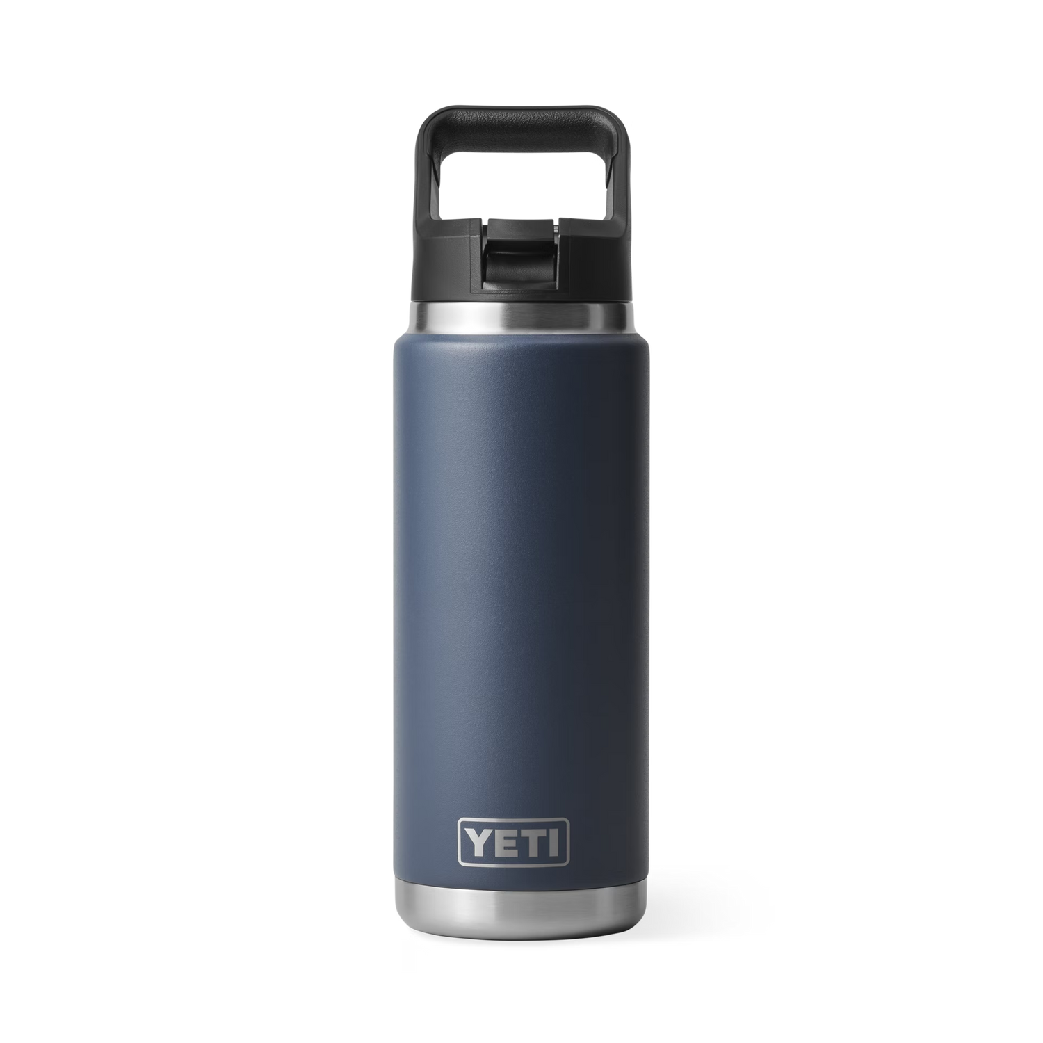 YETI Rambler® 26 oz (739 ml) Flasche mit Trinkhalm-deckel Navy