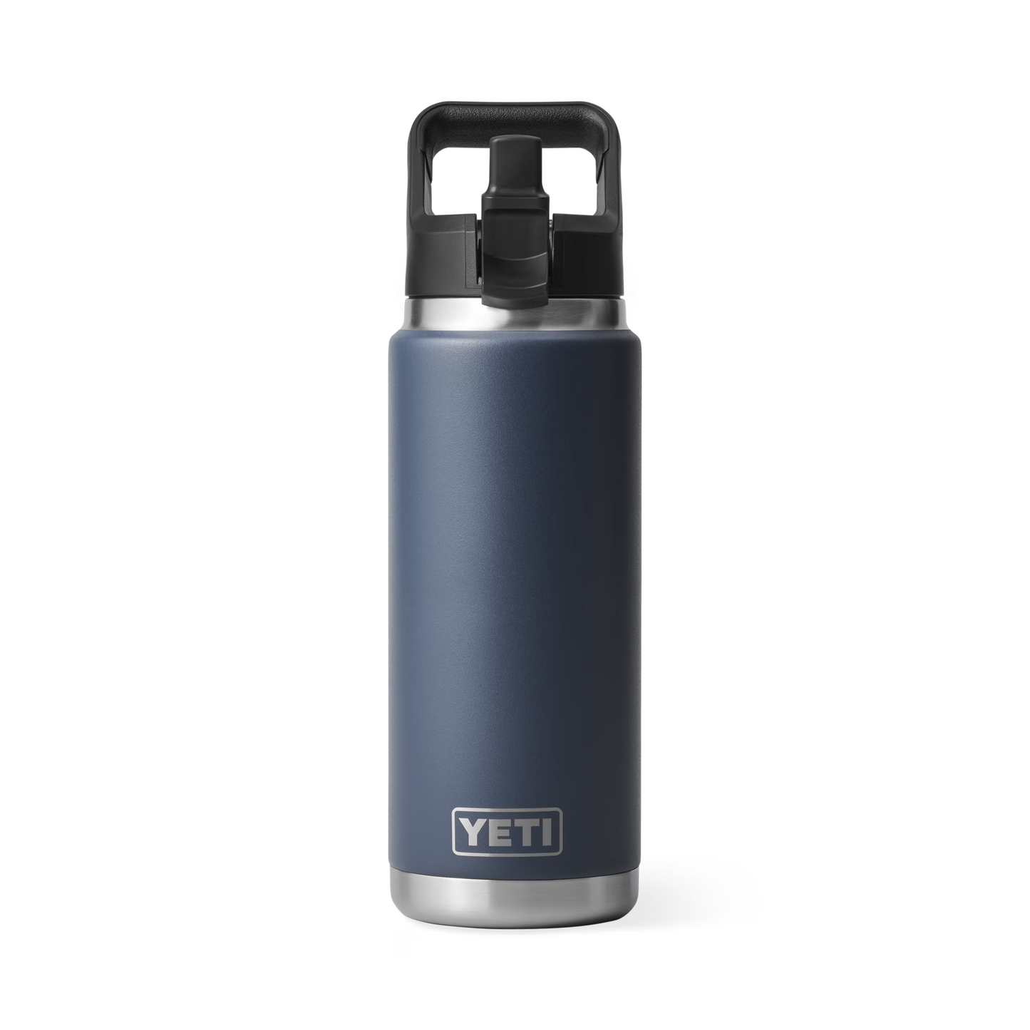 YETI Rambler® 26 oz (739 ml) Flasche mit Trinkhalm-deckel Navy