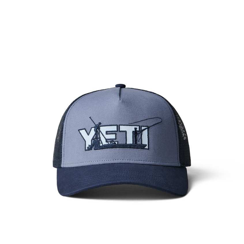 YETI Skiff Trucker-Cap Dark Blue