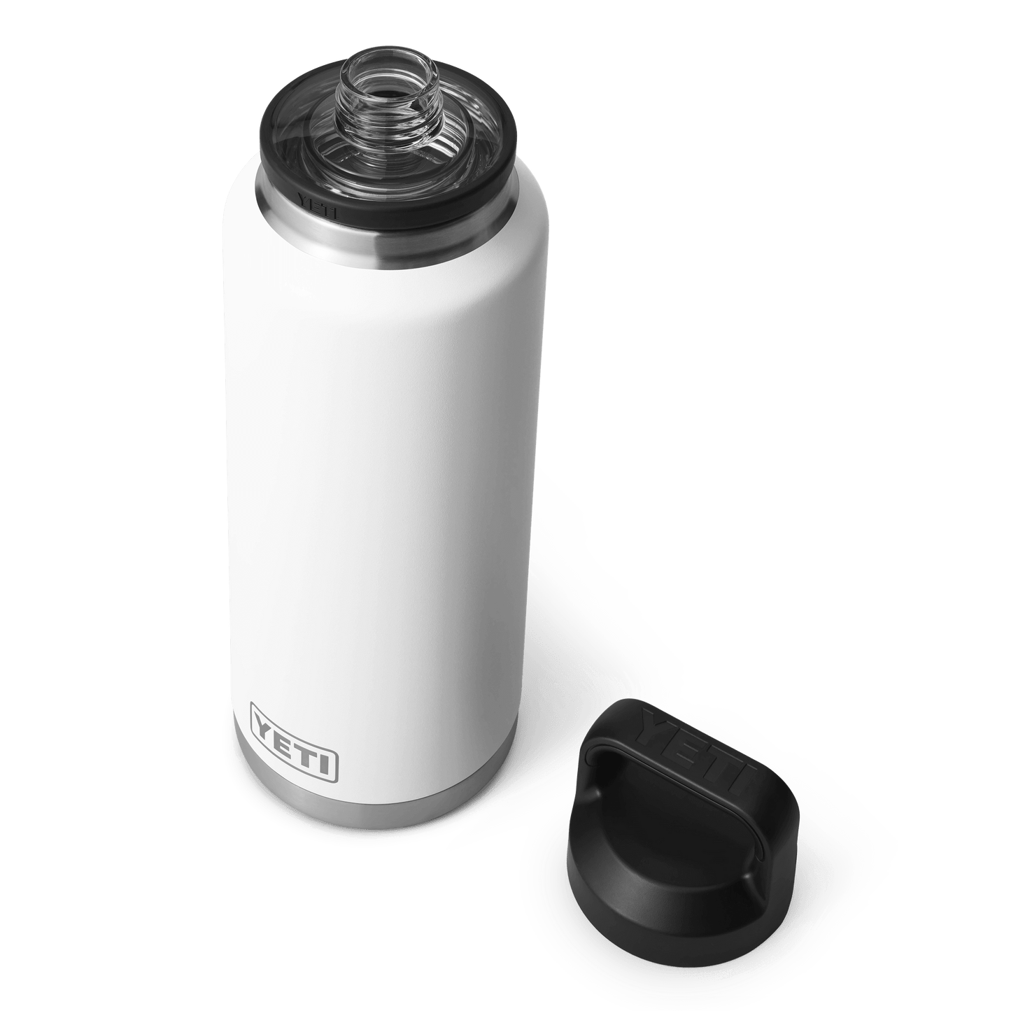 YETI Rambler® 46 oz Flasche (1,4 l) mit Chug-Verschluss Weiss
