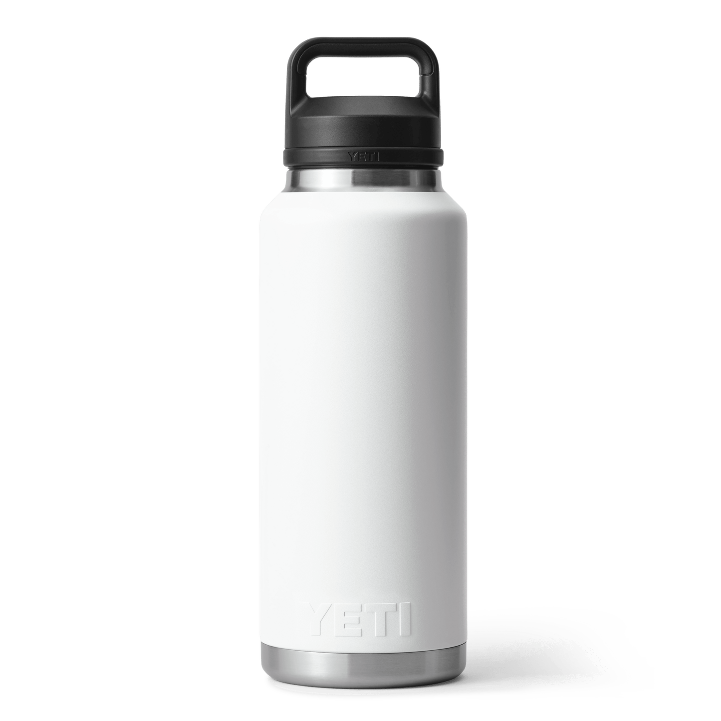 YETI Rambler® 46 oz Flasche (1,4 l) mit Chug-Verschluss Weiss